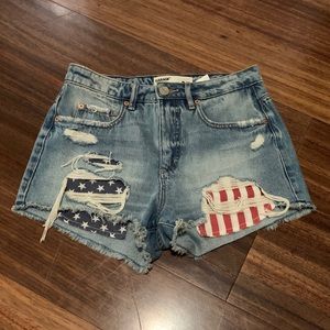 American Flag Shorts